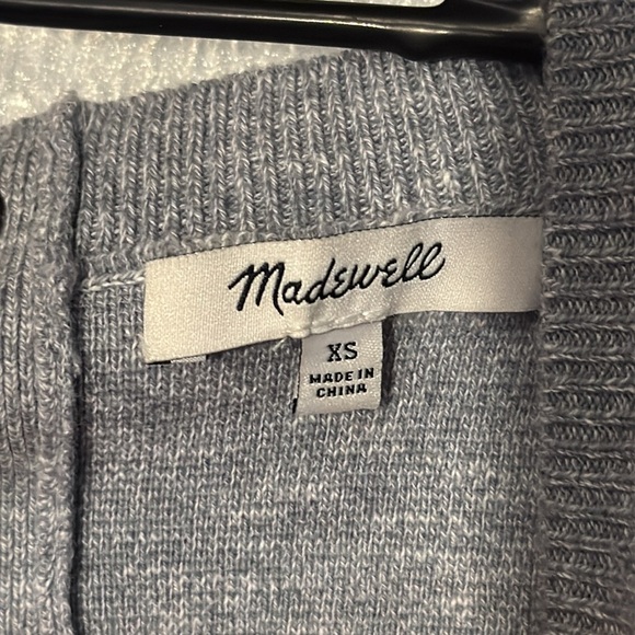 Madewell Laced-Back Pullover Sweater. XS - Picture 4 of 7